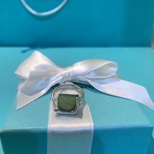 Tiffany & Co. Elsa Peretti Jade Splash Ring